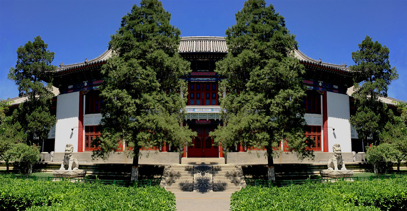 北京大学校园风景图片