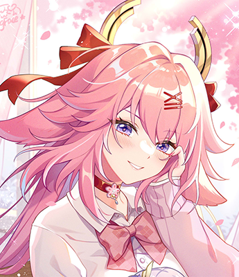 高清原神八重神子头像图片