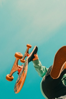 Skateboard creative handsome mobile wallpaper