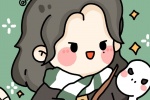 斯莱特林女生卡通头像（蛇院）