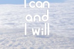I CAN AND I WILL Fresh Landscape Wallpaper