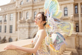 Butterfly Fairy Dilireba desktop wallpaper