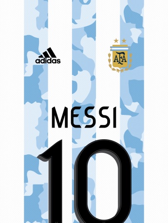 梅西阿根廷10號球衣手機壁紙