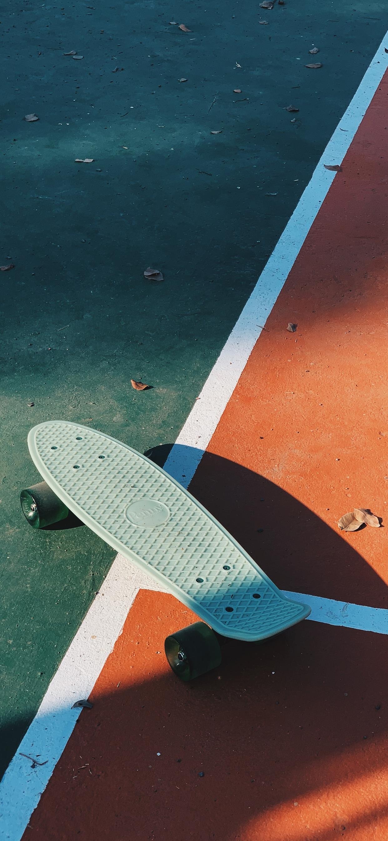 滑板创意帅气手机壁纸