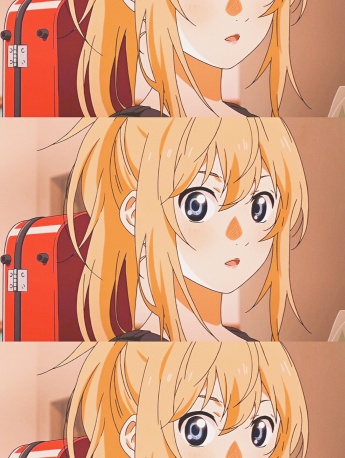 動漫美女宮園薰拚接手機壁紙