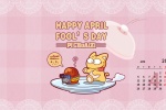 April Fools' Day Desktop Calendar Wallpaper Pictures for April 2021