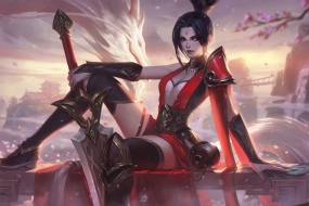 League of Legends Riven Sword Fairy original painting computer wallpaper