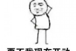 要不我现在开动
