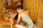 Sexy beauty Japanese wooden house warm healing photo
