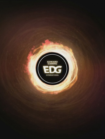 EDG夺冠队标手机壁纸