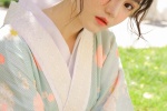 Seductive and charming photos of beauties in Japanese kimonos and uniforms