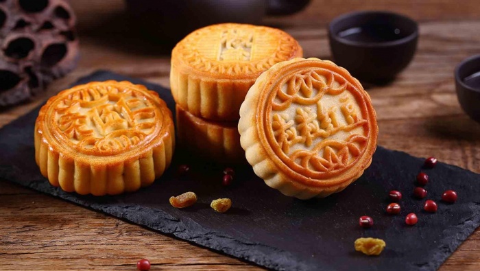 中秋月餅海報素材圖片桌麵壁紙