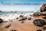 May 2022 sea seaside scenery calendar wallpaper