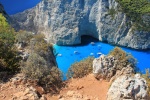 Zakynthos Shipwreck Bay scenery picture desktop wallpaper
