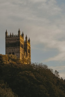 European and American style landscape architecture wallpaper