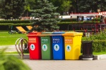 国外公共垃圾桶图片摄影壁纸