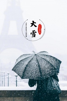 Beautiful pictures of heavy snow during solar term mobile wallpaper