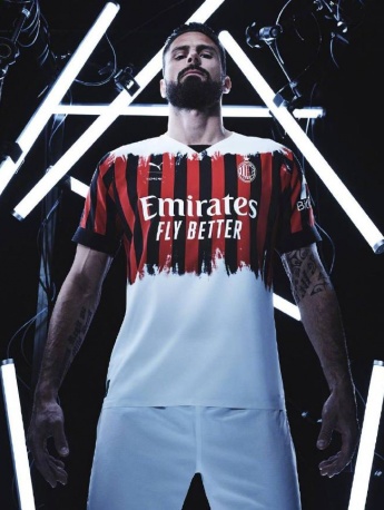 Milan team co-branded jersey HD picture