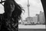 Liu Wen printed knitted dress sexy photo pictures