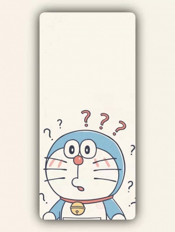 Doraemon simple cute matte mobile wallpaper