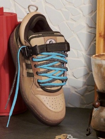 Adidas Forum and BadBunny joint details