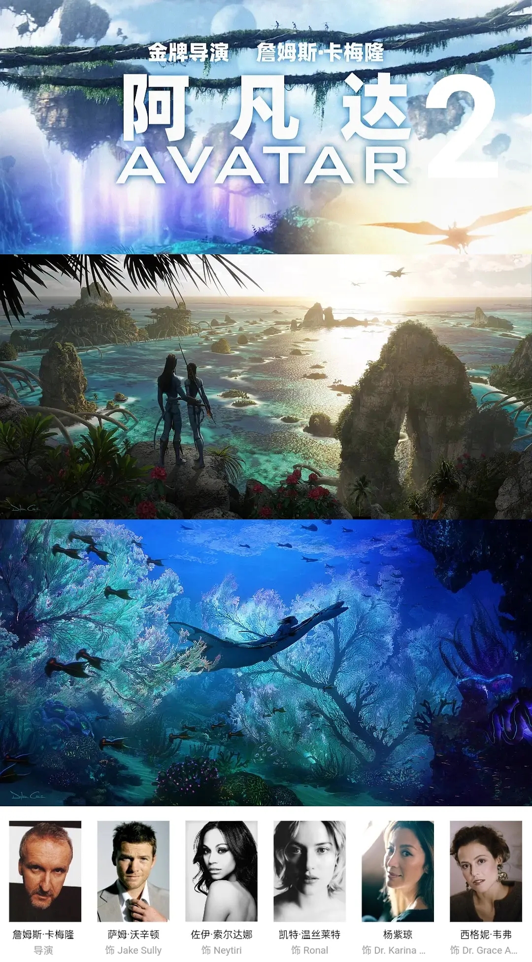 《阿凡达2：水之道》海报图片