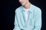 Gong Jun handsome pictures and photos in mint green suit
