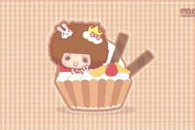 Cute Mousse Mousse Cartoon Picture Wallpaper