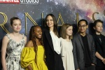 Angelina Jolie and the Family UK Premiere