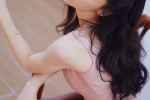 Angelababy sexy sexy photo in pink dress