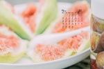 September 2021 Food and Scenery HD Calendar Wallpaper