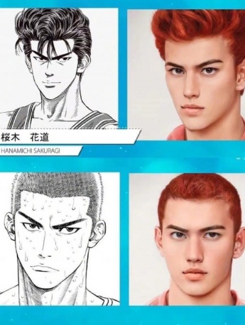 电脑还原的灌篮高手真人版