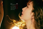 March 2022 Yang Mi desktop calendar wallpaper