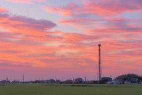 落日夕阳唯美ipad锁屏壁纸
