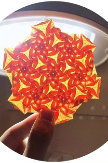 High-definition pictures of Du Jialei's origami works