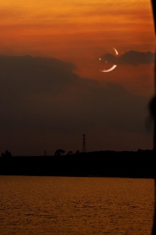 晚霞天空雲彩手機壁紙