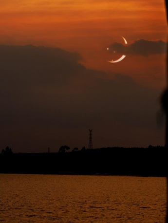 晚霞天空雲彩手機壁紙