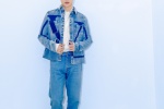 Zhang Yixing's handsome photos in retro denim outfits