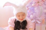 萌趣可爱兔女郎甜美写真壁纸
