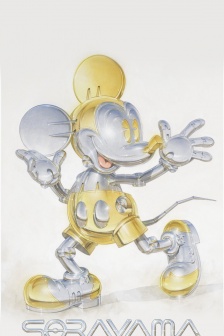 空山基藝術金屬風手機壁紙