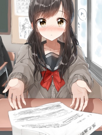 可愛唯美動漫少女手機壁紙