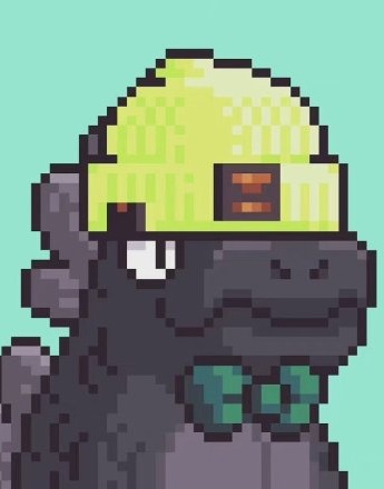 鹿晗同款恐龙头像