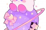 Kirby cartoon cute mobile wallpaper