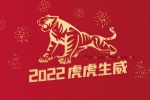 2022 Tiger and Tiger Calendar Wallpaper