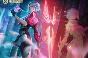 King of Glory Mirror Hidden Light Shadow Chaser HD Desktop Wallpaper