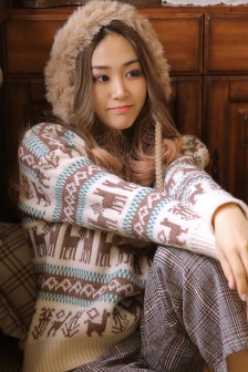 清新迷人美女寫真手機壁紙