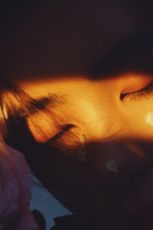 邓孝慈黄昏唯美手机壁纸