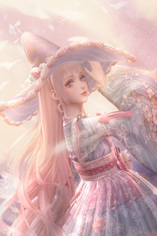 Shining warm girly heart mobile wallpaper