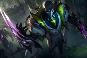 League of Legends Zed Butler original painting computer wallpaper