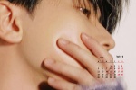 April 2021 handsome star Cai Xukun calendar wallpaper